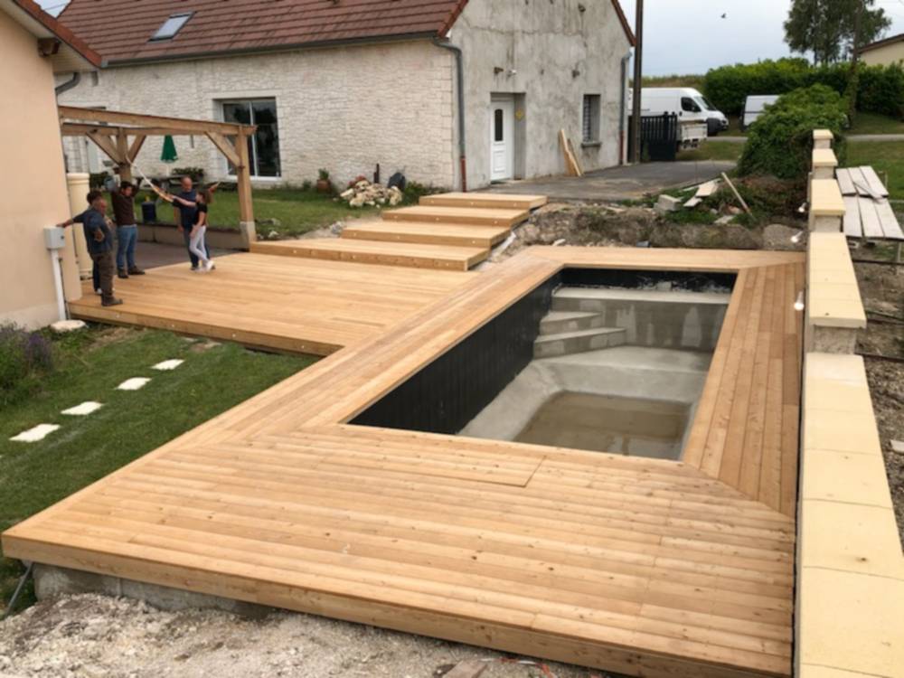 Terrasse bois piscine 1 Terrasse bois piscine 1